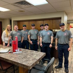 Thank you to our local hero’s at the Enid Fire Department! We hope you enjoy your goodies!!