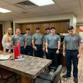 Thank you to our local hero’s at the Enid Fire Department! We hope you enjoy your goodies!!