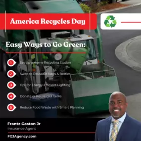 Happy America Recycles Day! Small changes at home can make a big difference for the planet. Set up a recycling station, switch to reusable items, or donate old belongings to reduce waste. Let’s celebrate by taking steps toward a greener future!