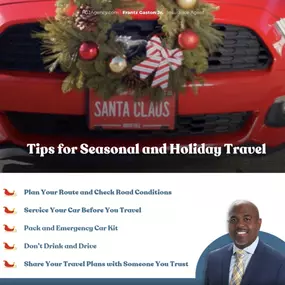 Heading home for the holidays? ????❄️ Prioritize safety on the roads with these simple tips. Wishing everyone safe and happy travels this holiday season!