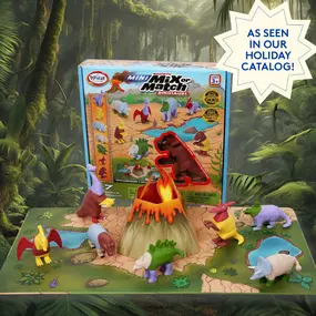 Dig up daytime fun: kiddos discover dino-mite skillbuilding as they learn through play.
Two of our top picks for paw-some preschool play:
???? Dinosaur Railway Adventure Set - glows in the dark!
???? Mini Magnetic Mix or Match Dinos - combine thousands of ways!