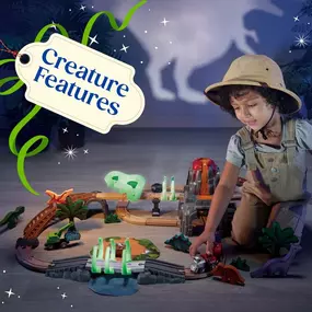 Dig up daytime fun: kiddos discover dino-mite skillbuilding as they learn through play.
Two of our top picks for paw-some preschool play:
???? Dinosaur Railway Adventure Set - glows in the dark!
???? Mini Magnetic Mix or Match Dinos - combine thousands of ways!