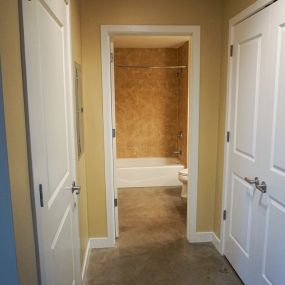 Bathroom and Hallway