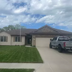 New roof and siding