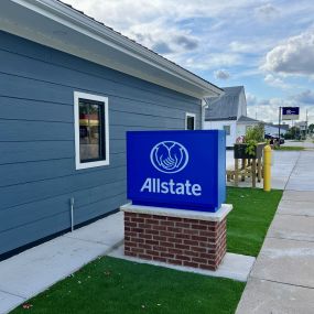 We tried to make visibility of our office as easy as possible by having Allstate signs on both sides of our building, along with a large monument sign by the street.