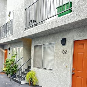 Courtyard with stairs