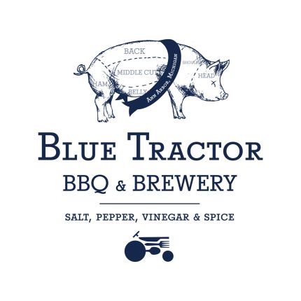 Logo de Blue Tractor BBQ & Brewery