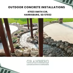 outdoor concrete installations