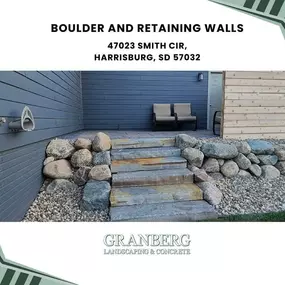 boulder and retaining walls