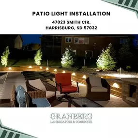 patio light installation