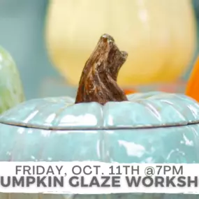 Pottery glazes off er a fun and easy way to paint pottery with amazing results. Let us show you how to layer paints, create patterns, and more. Reserve your spot for $5 workshop fee. Pottery projects are additional night of the event.