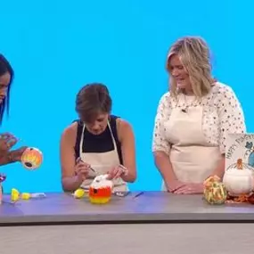 It’s not everyday we get an invite to share our love of pottery painting and pumpkins on tv! Thank you Daytime TV Show! Had. A. Blast. ????????????