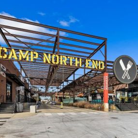 Robust shopping and dining throughout Camp North End