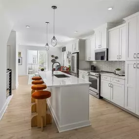 Open concept kitchen