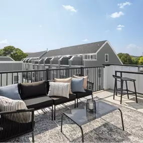 Rooftop terrace on every townhome