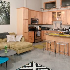 Open space kitchen