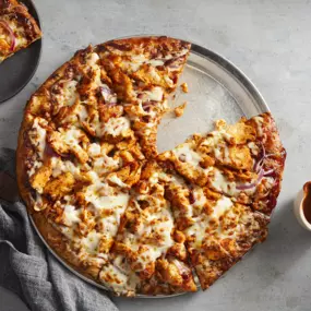 Desi BBQ Chicken Pizza