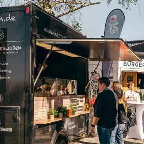 Food Truck Catering im Einsatz