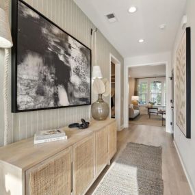 Spacious foyer with views of an open layout and luxurious finishes