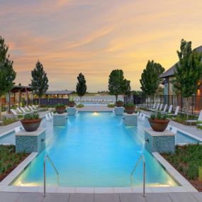 Relax in the cabanas or cool off at one of three resort-style pools