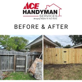 Ace Handyman Services Corpus Christi Padre Island Fence Refresh