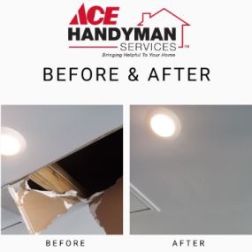 Ace Handyman Services Corpus Christi Padre Island Ceiling Repair