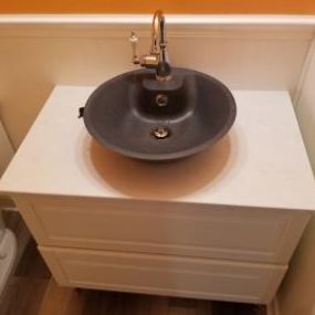 Ace Handyman Services Twin Cities Nw New Bathroom Vanity and Pedestal Sink