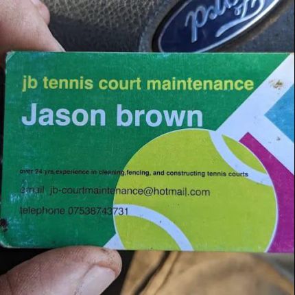 Logo from JB Tennis Court Maintenance