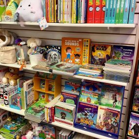 Our book section is restocked and ready for your cozy bedtime reading!