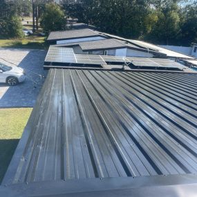 We facilitate metal roofs as well!  Not just asphalt shingles
