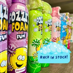 Fozzie's Foam is back! ???? Available in Blue, Pink, Purple, and Green. Make bath time fun and easy! ????

#FozziesFoam #BathTimeFun #LittleLincolnsToyShop #ShopLocal