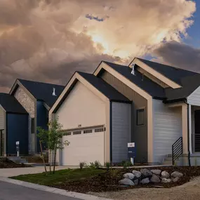 Exterior model new construction home in Heber City at Deep Creek at Jordanelle Ridge-Canyon Series