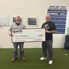 We are happy to announce that the  6th Annual Scarity Haunted House has donated almost $40,000 this year to our local Billings Community!