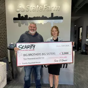 We are happy to announce that the  6th Annual Scarity Haunted House has donated almost $40,000 this year to our local Billings Community!