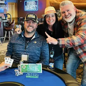 Happy to support another great cause this weekend! Racquel Kaelberer and crew at the Downtown Exchange Club Billings - DEXC put on another amazing poker tournament for charity! The cherry on top is, or own Cody Swarthout came out on top and won this thing! Big thank you to Queen Ten Card Room At The Red Door and all of the dealers. A total of $24 thousand dollars was raised!!