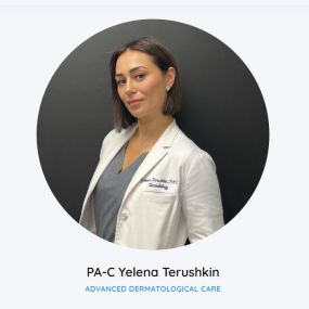 Yelena Terushkin is a licensed physician assistant in New York and Florida, specializing in medical dermatology, surgical, and cosmetic dermatology. With experience in treating dermatological conditions in both children and adults of all skin types, Yelena is skilled in providing comprehensive care. She is also an expert in cosmetic dermatology procedures such as Botulinum Toxin, dermal fillers, chemical peels, and lasers.