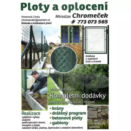 Logotipo de Ploty a oplocení Chromeček