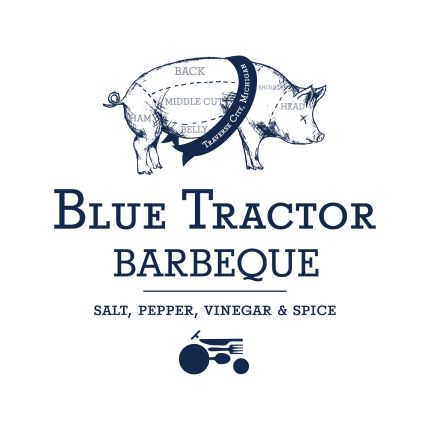 Logotyp från Blue Tractor Barbeque