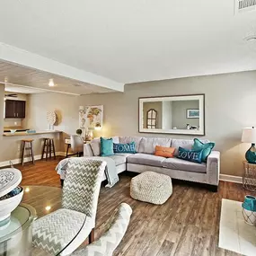 Living Room at The Township Apartments Homes