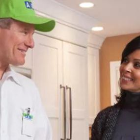 ABC Technician Happily Greets Homeowner