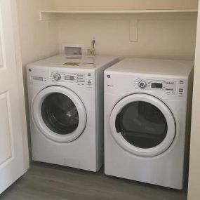 washer and dryer