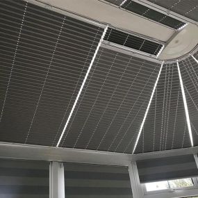 Shaped Pleated Conservatory Blinds