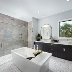 Spa-like primary bathroom retreats