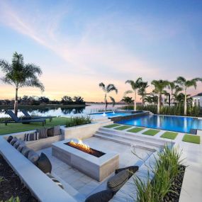 Live the Florida lifestyle with beautiful sunset views overlooking the lake