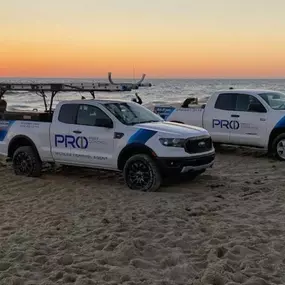 Pro 1 Pest Control's fleet of technicians travel from the Outer Banks across Northeastern North Carolina to provide high-quality treatments to common pest problems for homes and businesses.