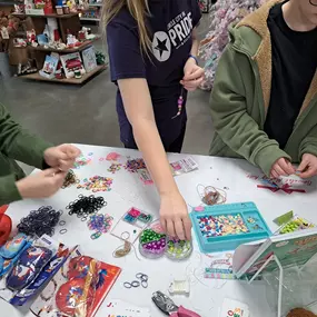 So many bracelets going out of here today!!
And they're all so DIFFERENT!!
And we love them all.  They're all our favorites!!
#braceletmaking #events #jackandjosies #stevensfloral #pinkfriday #ziggis #neighborhoodtoystoremonth #ntsm #astratoy #shoplocalmarionil