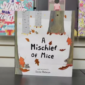 “How charming!! A tale of a missing group of mice, the super squirrels that try to find them, and all of the animals they encounter along the way. All the while, we learn the names of different groups of animals! I had no idea that a mischief of mice or a sleuth of bears could be so delightful. What a fun way to introduce vocabulary!” - NAME