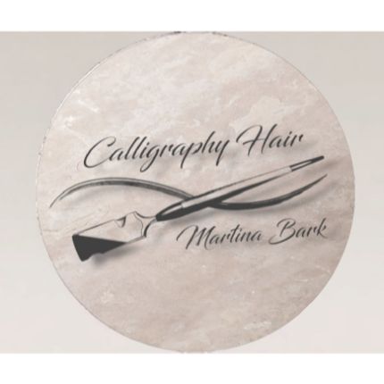 Logotipo de Calligraphy Hair Martina Bark