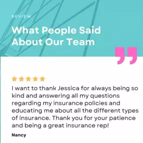 Customer Spotlight! Thank you, Nancy, for your trust and kind words! Contact us for a quote today!