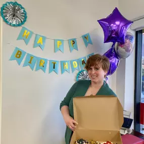 Happy Birthday to Sommer—our go-to problem solver, HR hero, and all-around office rockstar! From tech fixes to team support, you handle it all with calm and care. We’re lucky to have you—hope your day is as sweet as your favorite Mallow Cups!